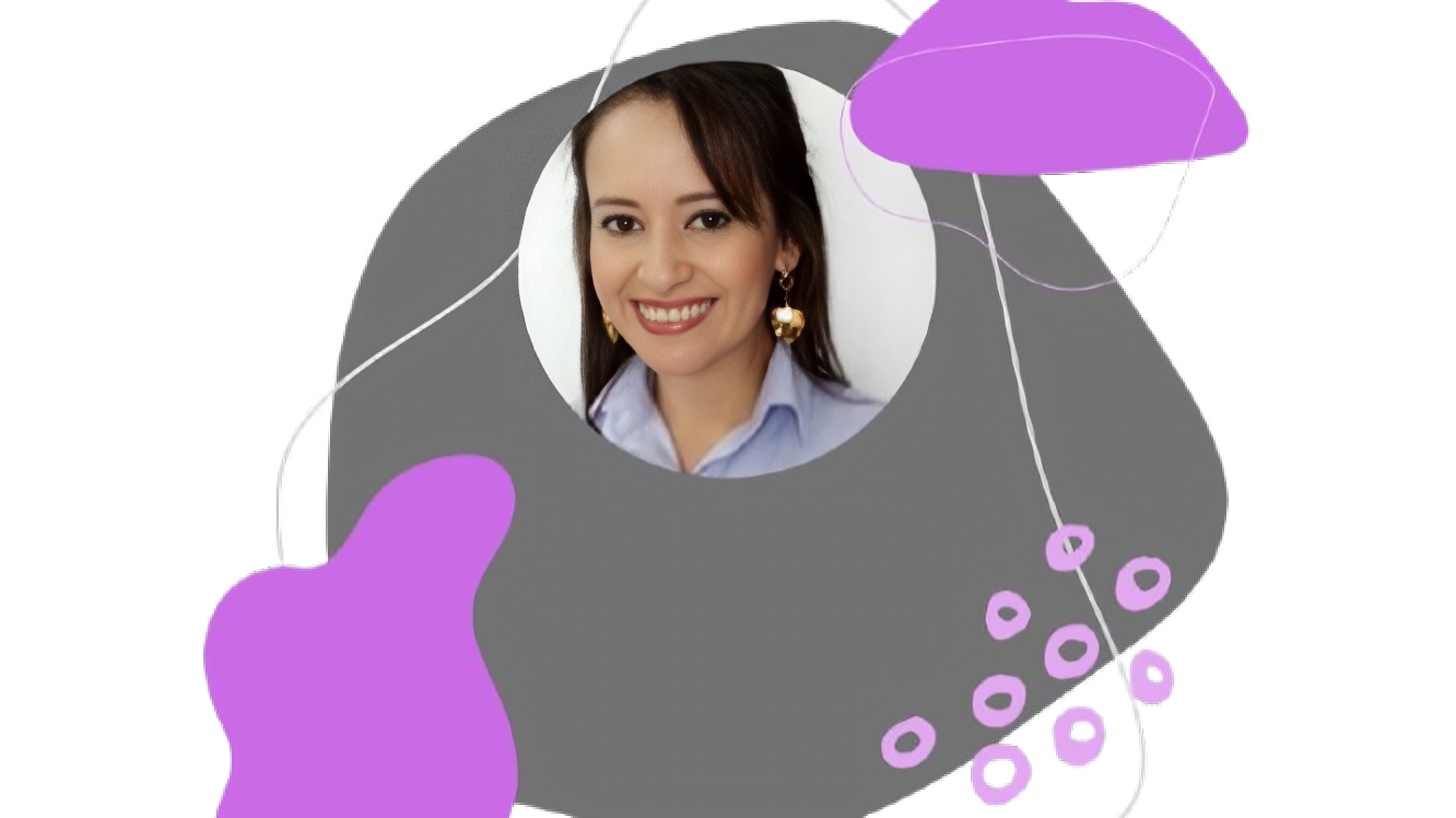 A man in a blue shirt with a happy expression